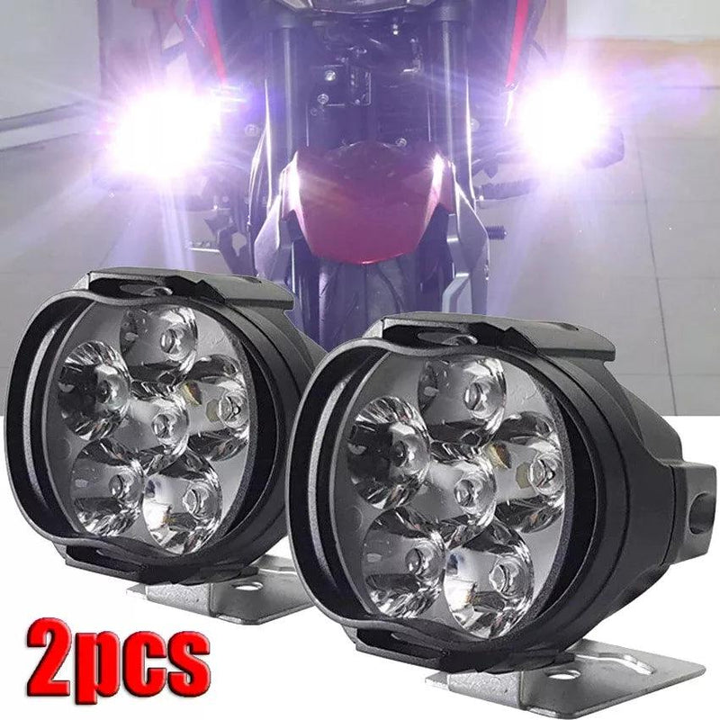 2Pcs 6 LED para gaiola de moto - Eletroxpress