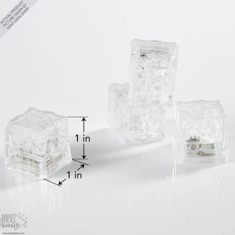 12 Peças de Jogo de Cubos de Gelos de LED com Ativação por Água! - Eletroxpress